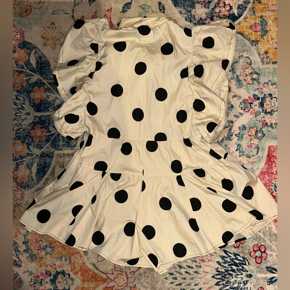 Umgee Polka Dot Ruffle Romper - Picture 5 of 6